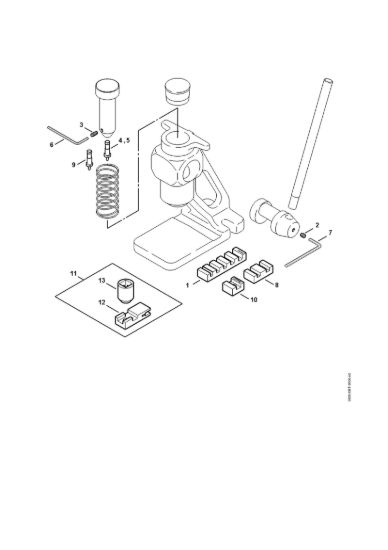 Picture of Schiodatrice NG 4, accessori a richiesta NG 4